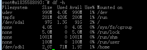 Linux-新硬盘分区-格式-挂载到home